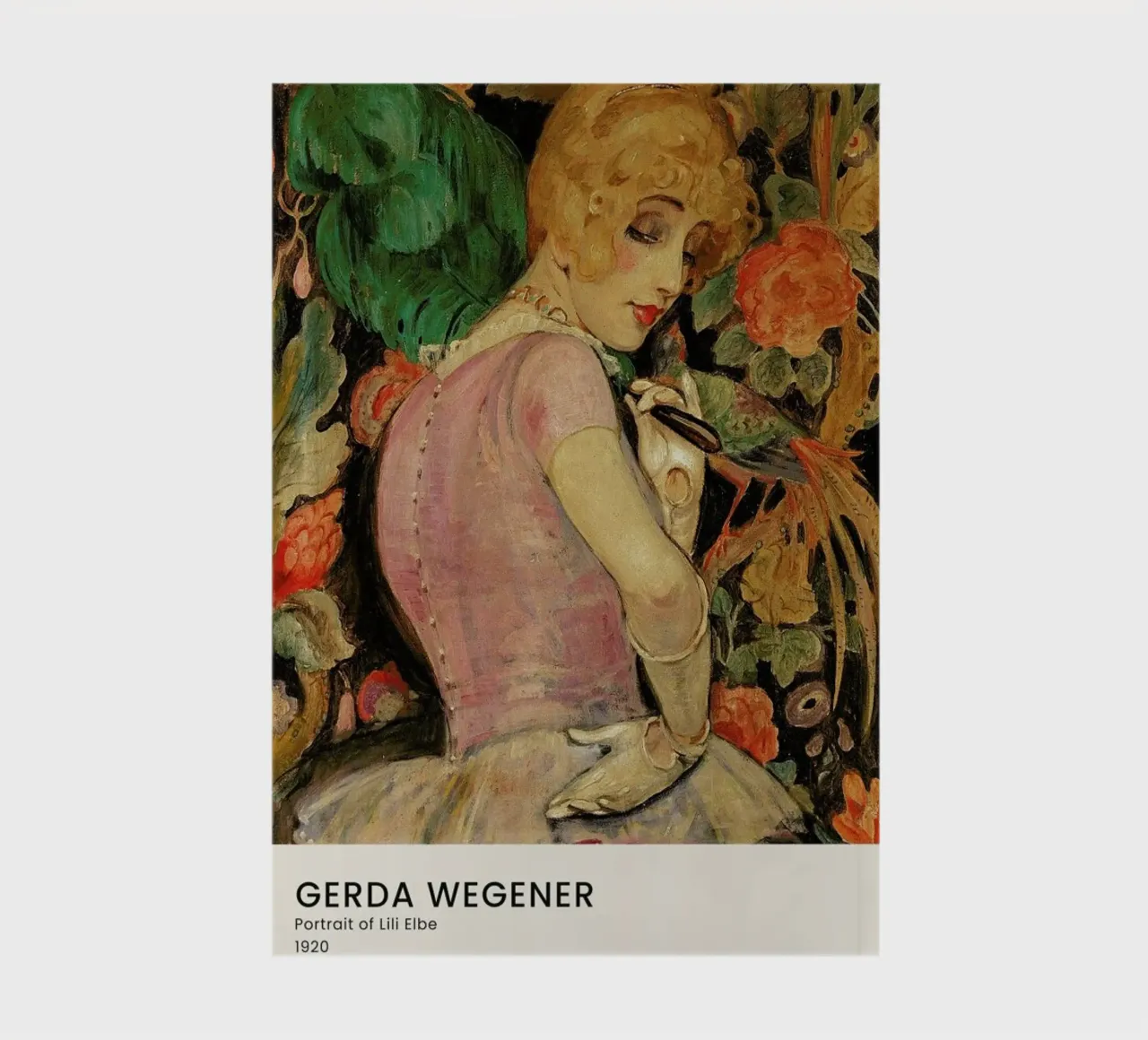 Gerda Wegener - Portrait of Lili Elbe II Notizbuch von Vintage by JUNIQE