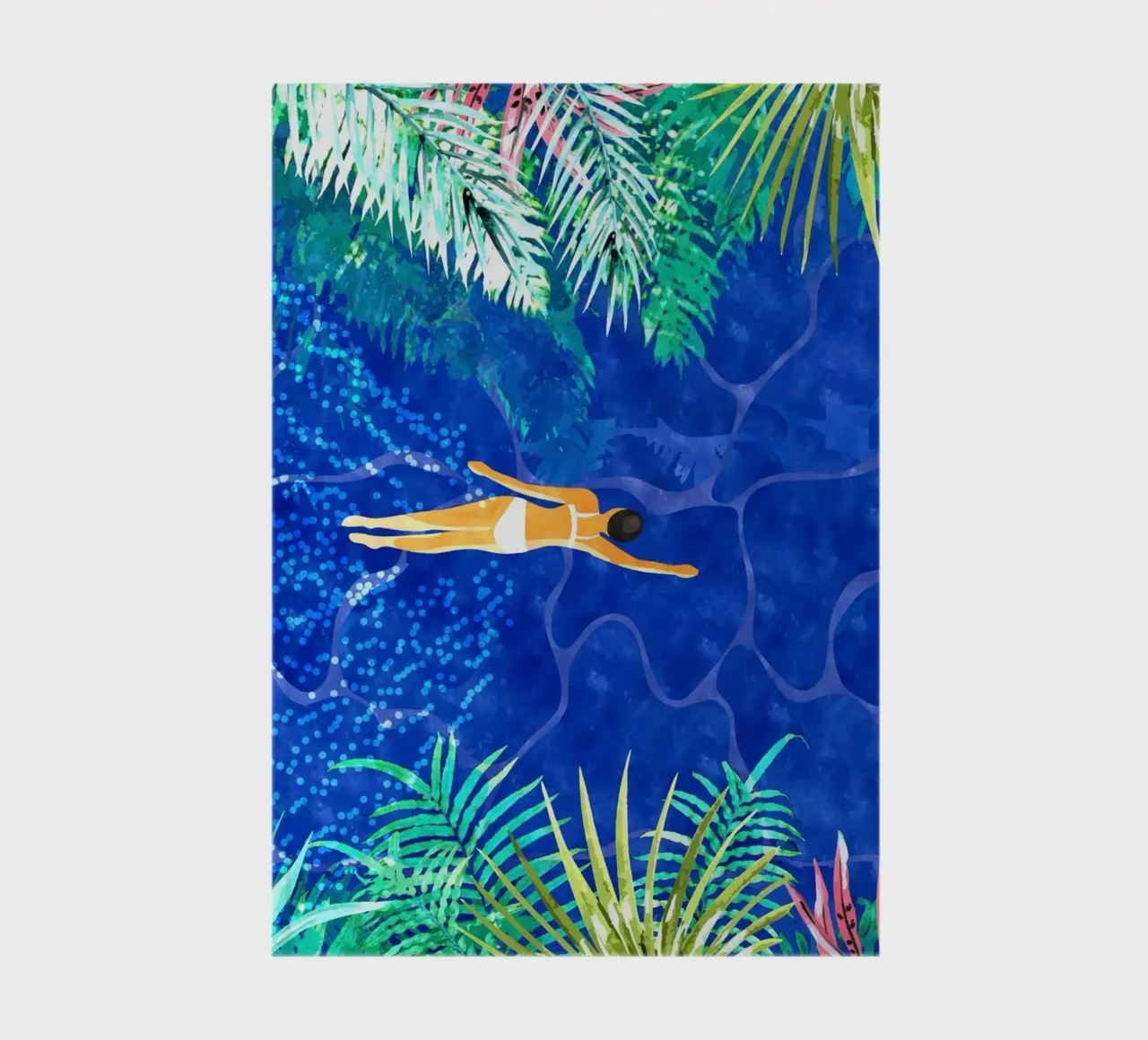 Tropical Jungle Pool notebook by 83oranges