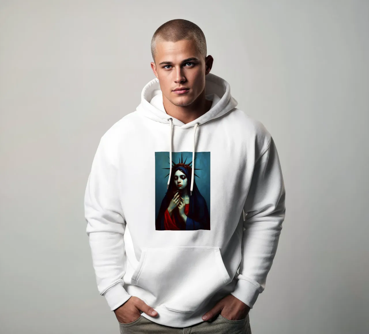 regina in lacrime felpa con cappuccio da Rawghenee