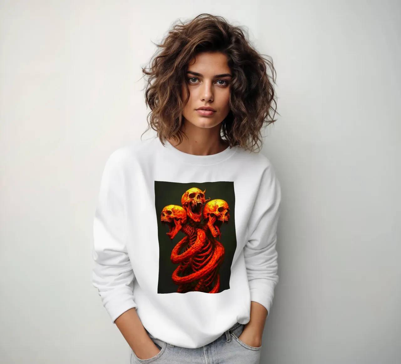 The Bone Gothic Horor sweatshirt by Rawghenee
