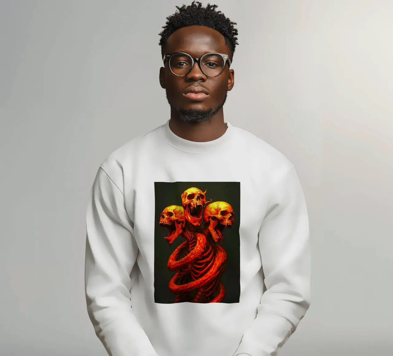 The Bone Gothic Horor sweatshirt by Rawghenee