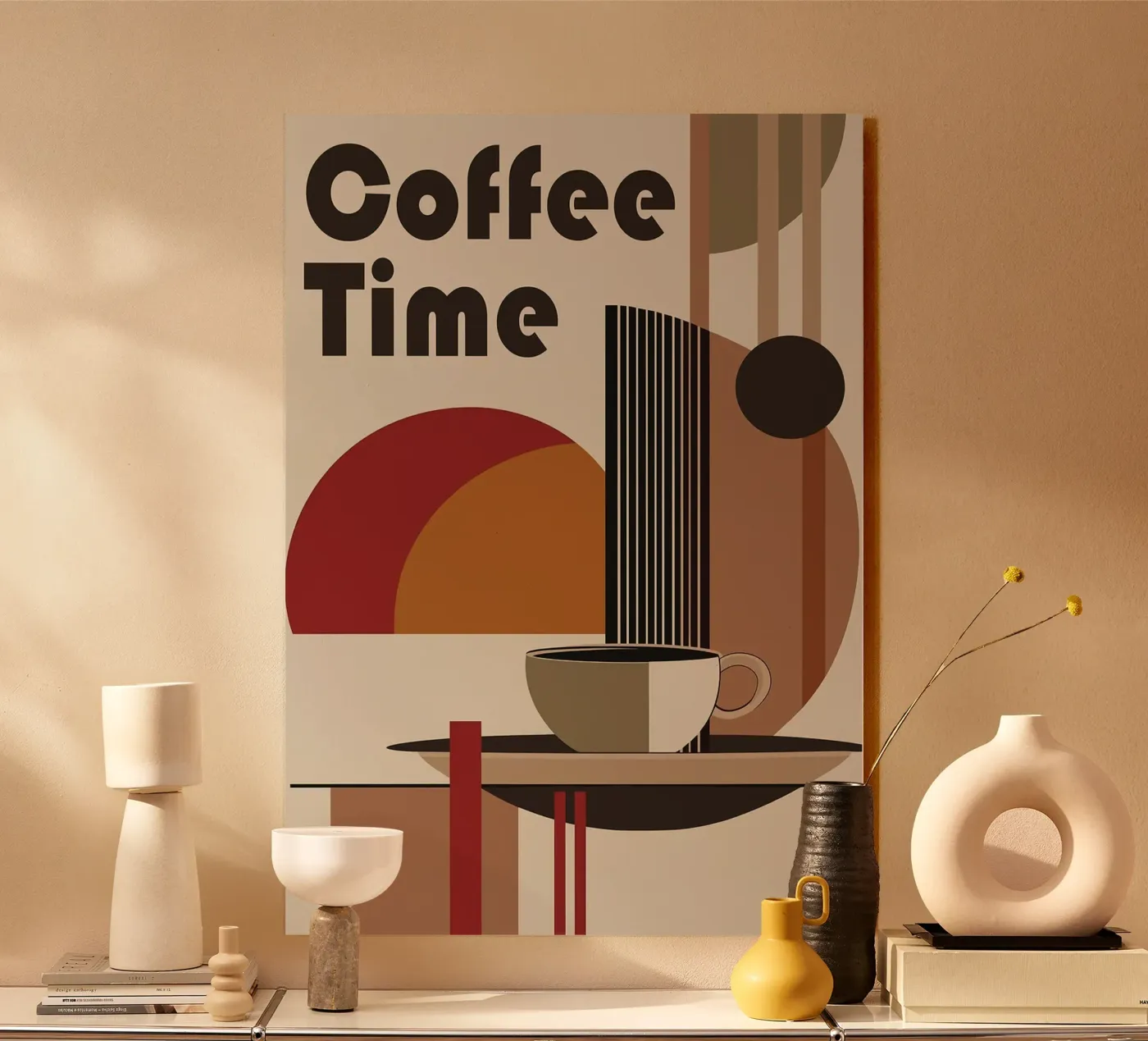 coffee cup plexiglass da Abstract Botanical Art