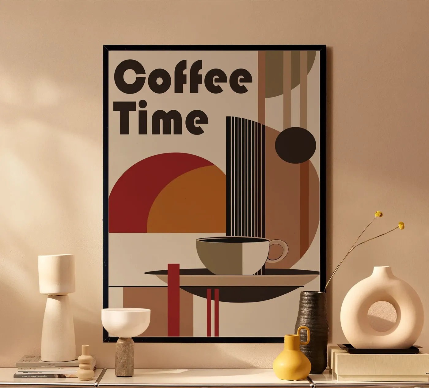 tazza da caffè poster da Abstract Botanical Art