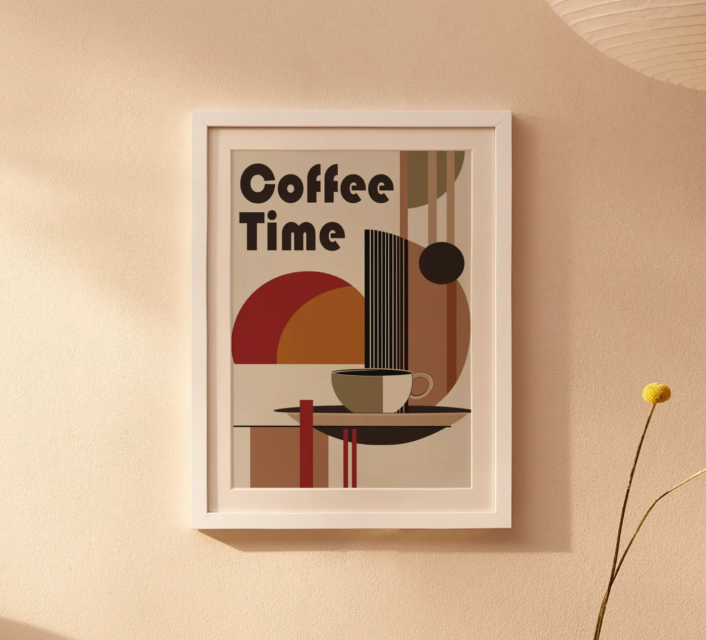 tazza da caffè poster da Abstract Botanical Art