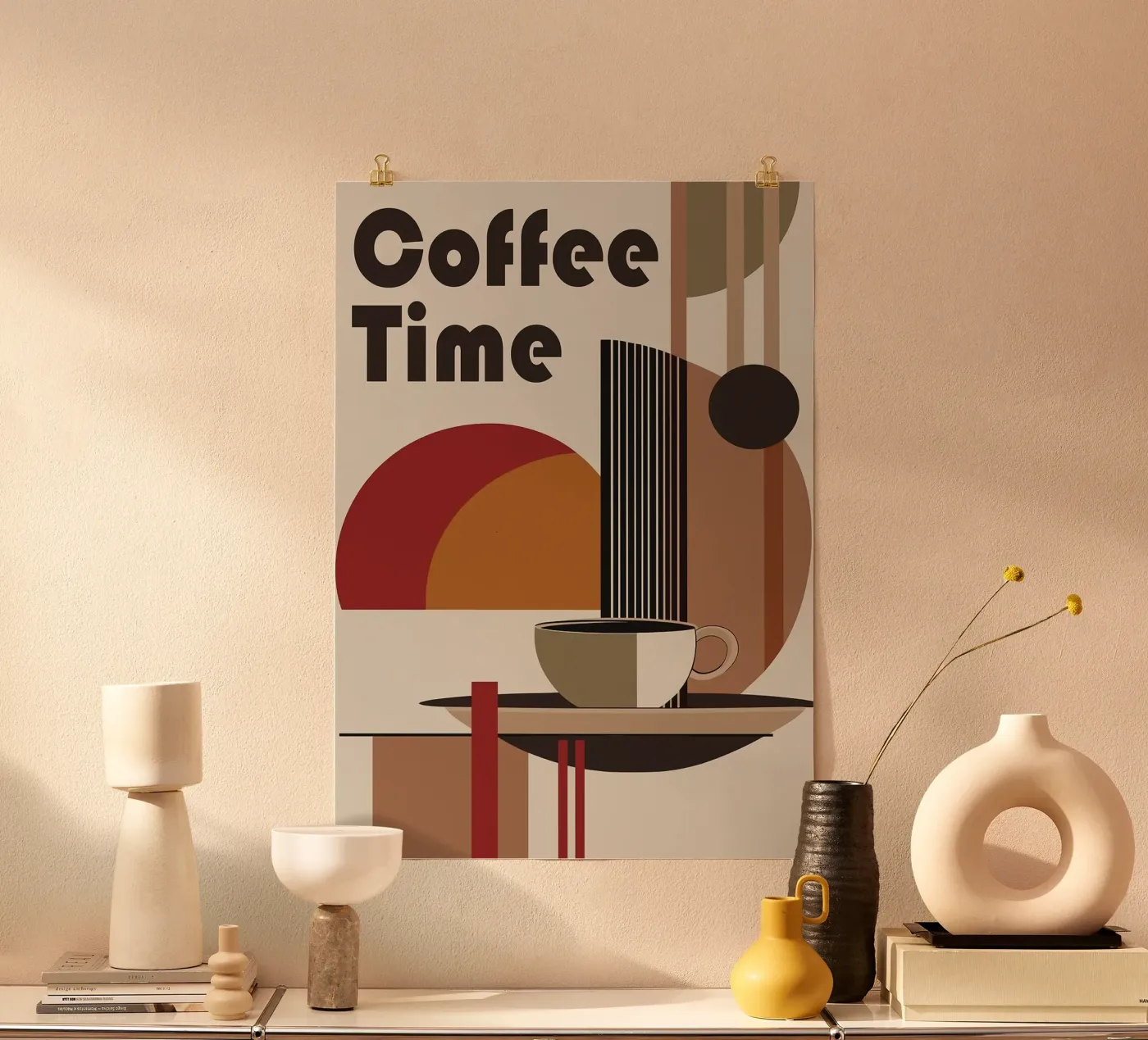 tazza da caffè poster da Abstract Botanical Art