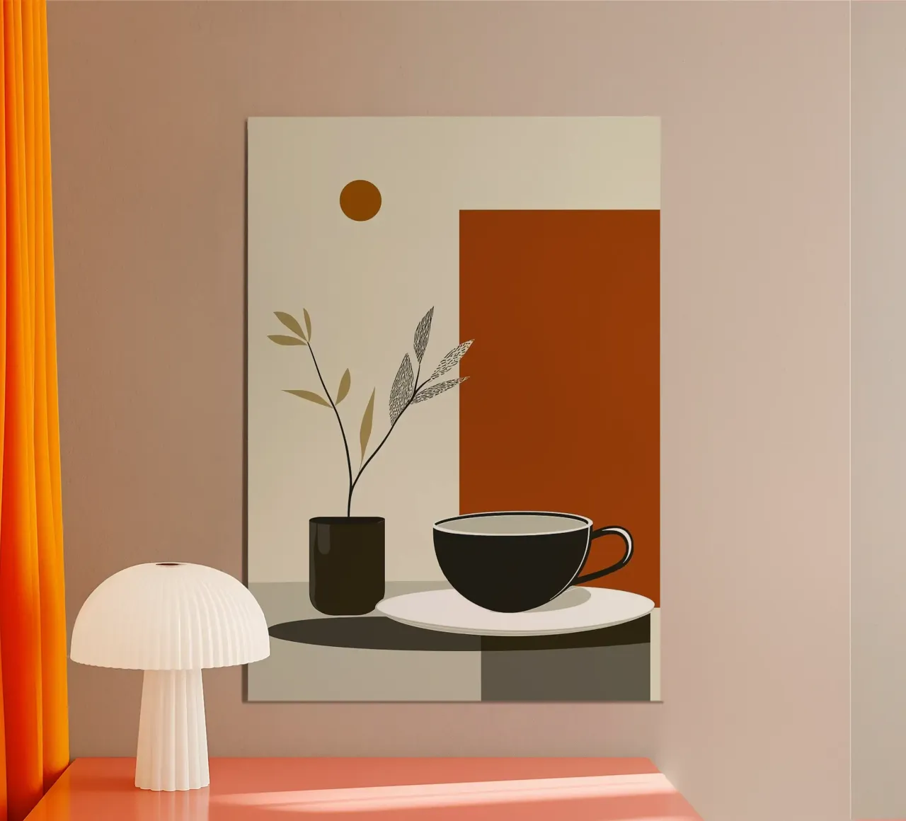 tazza da caffè poster da Abstract Botanical Art