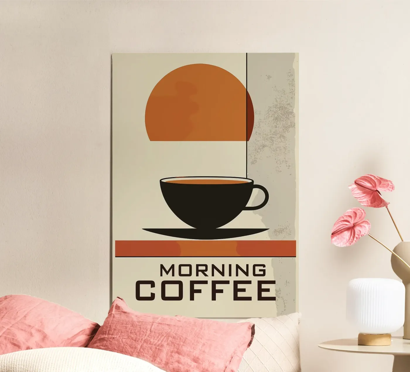 coffee cup poster da Abstract Botanical Art