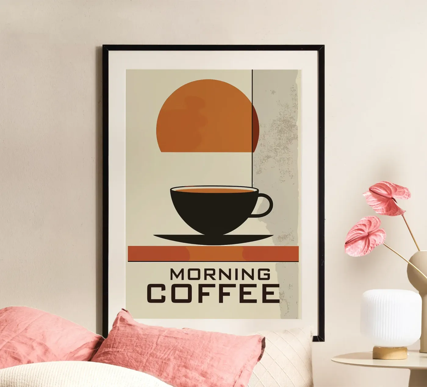 coffee cup poster da Abstract Botanical Art