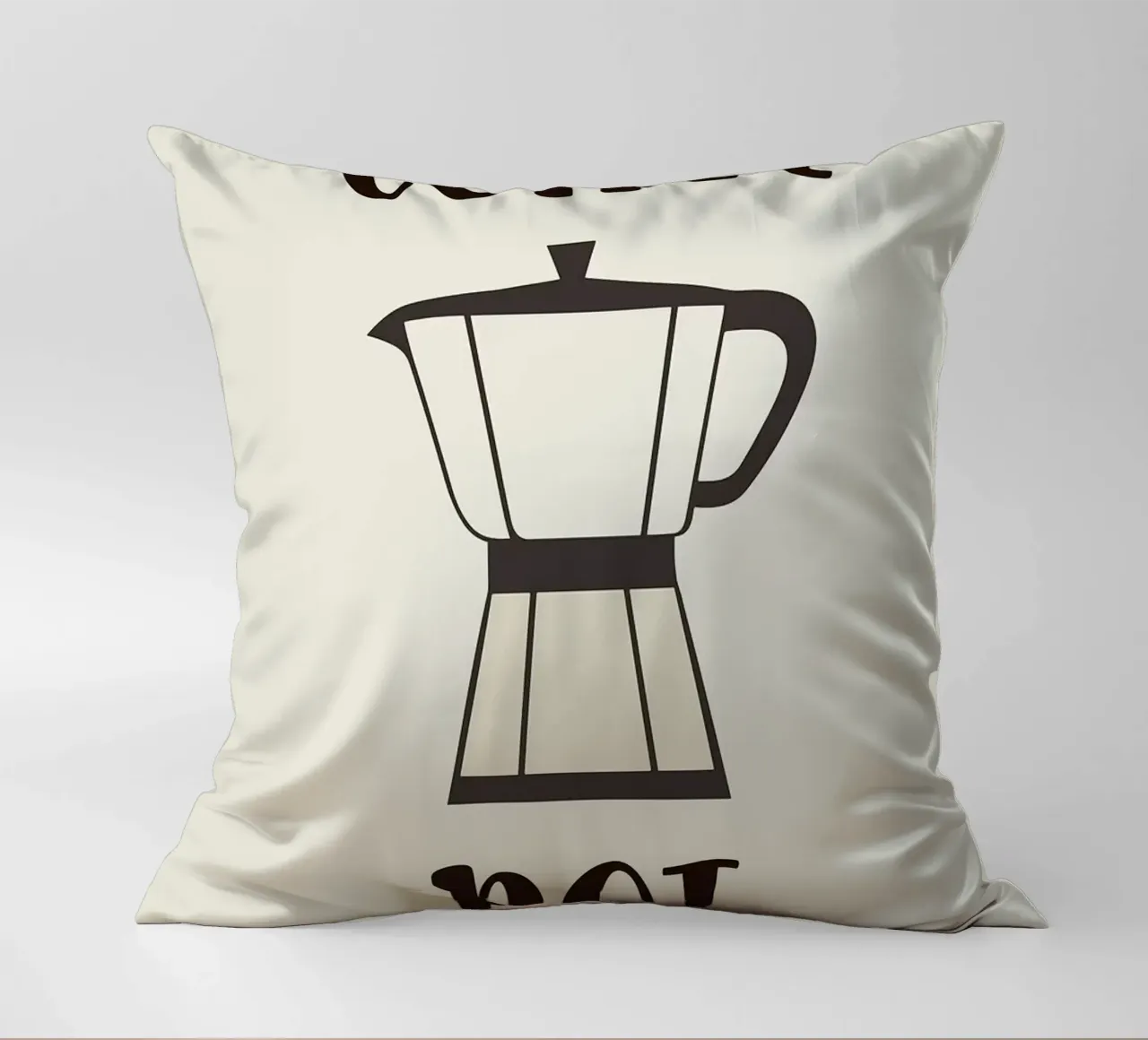 caffettiera cuscino da Abstract Botanical Art
