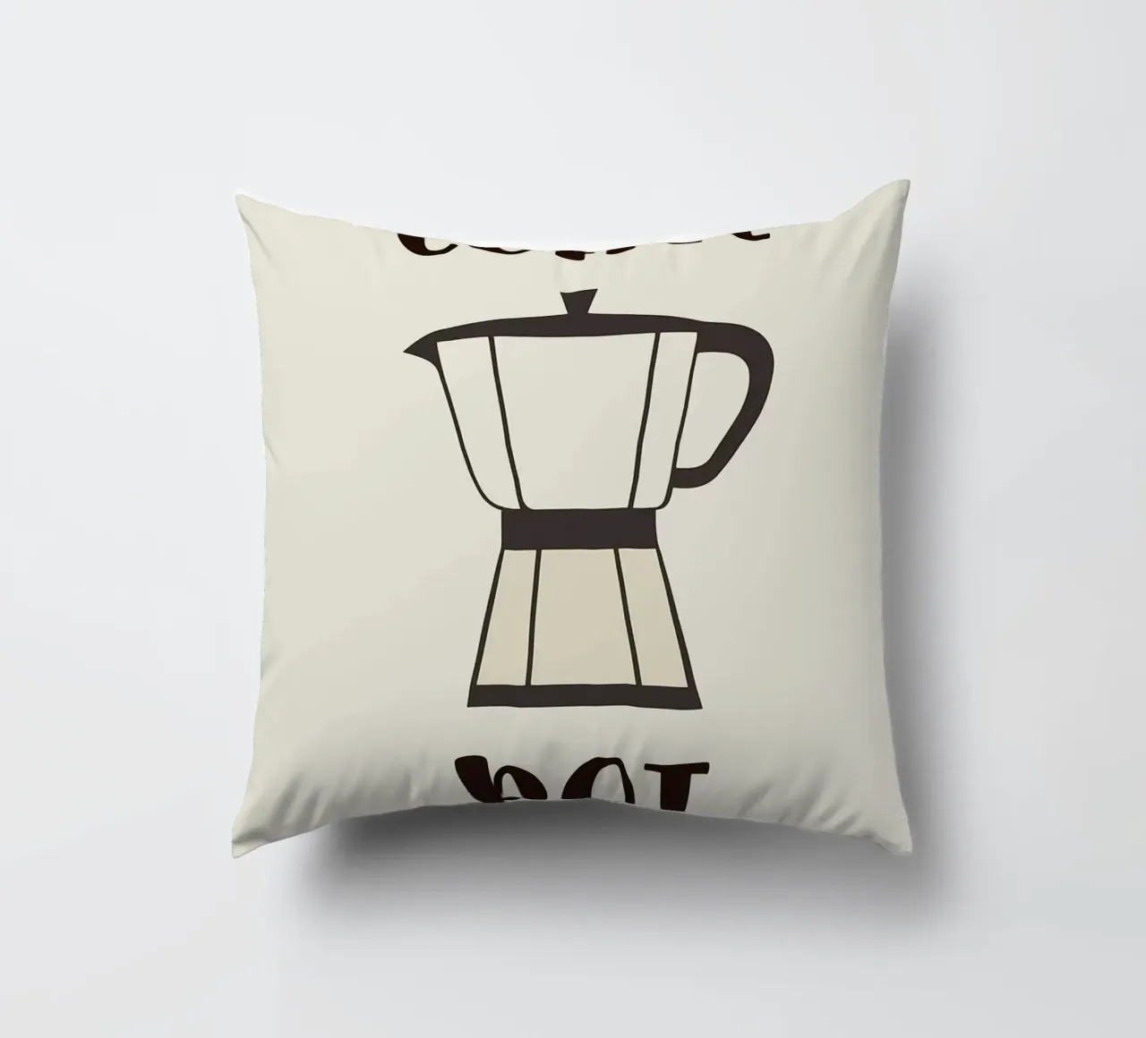 caffettiera cuscino da Abstract Botanical Art