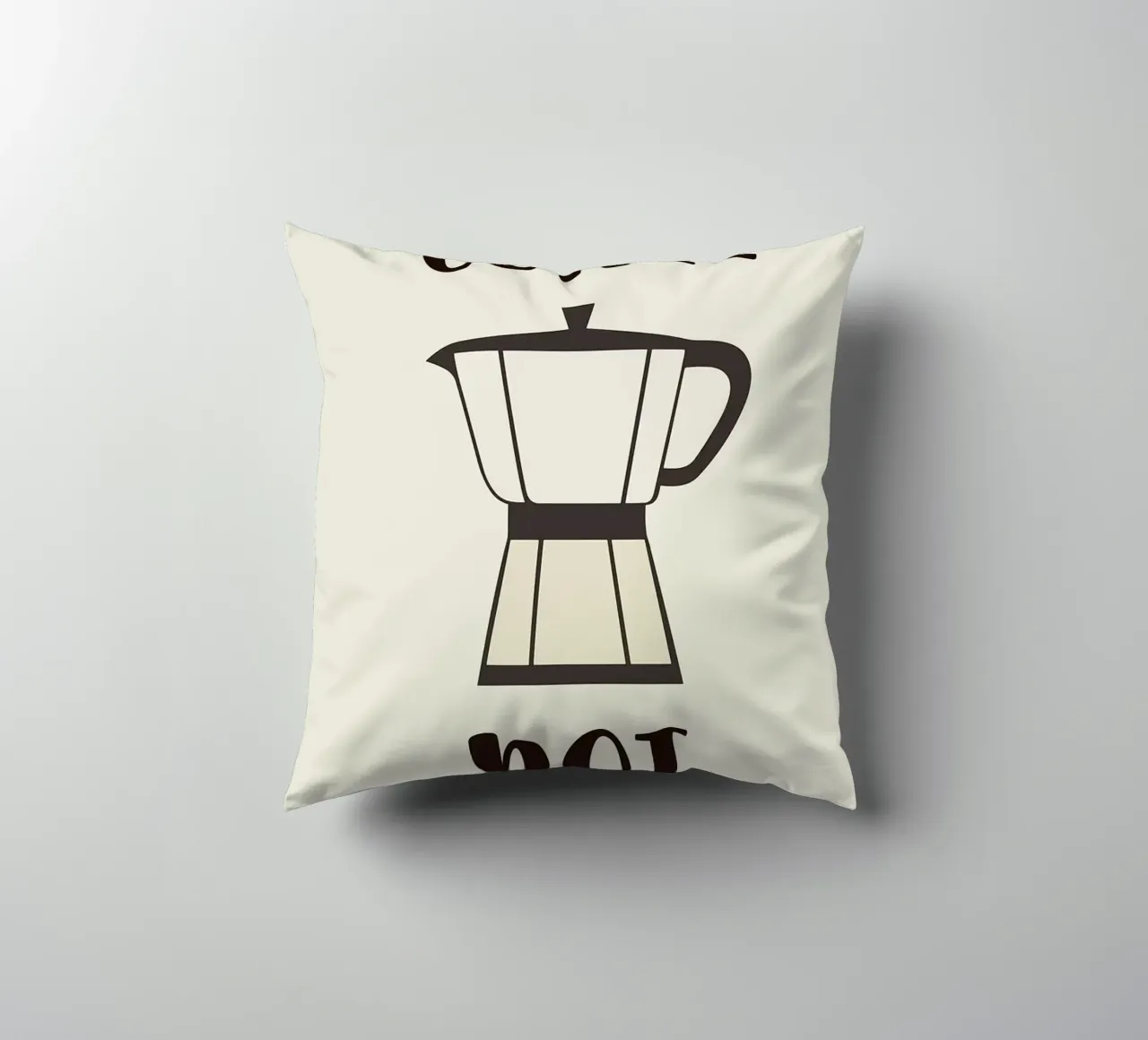 caffettiera cuscino da Abstract Botanical Art
