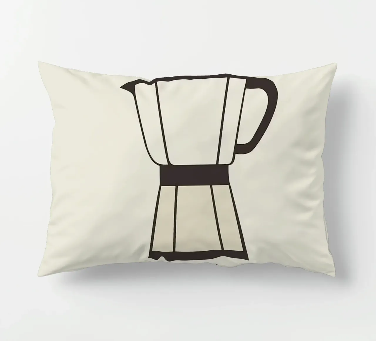 caffettiera cuscino da Abstract Botanical Art