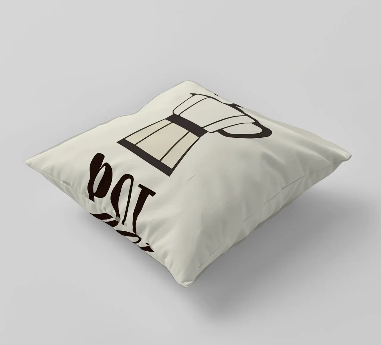 caffettiera cuscino da Abstract Botanical Art