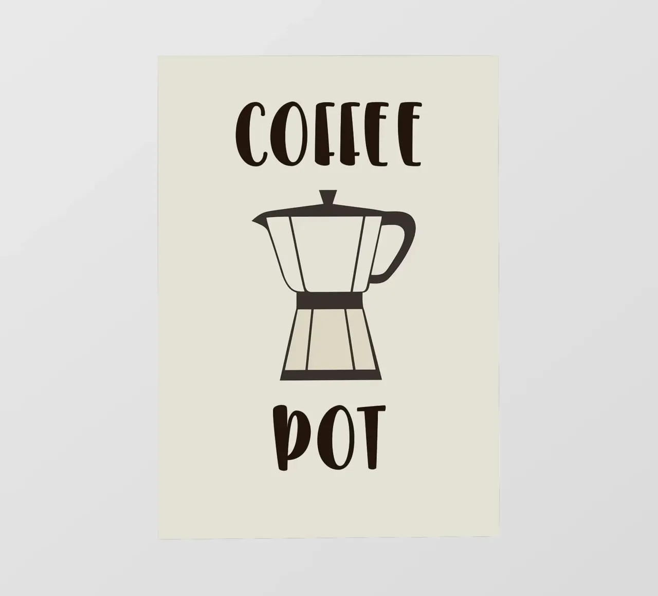 caffettiera pellicola backlit da Abstract Botanical Art