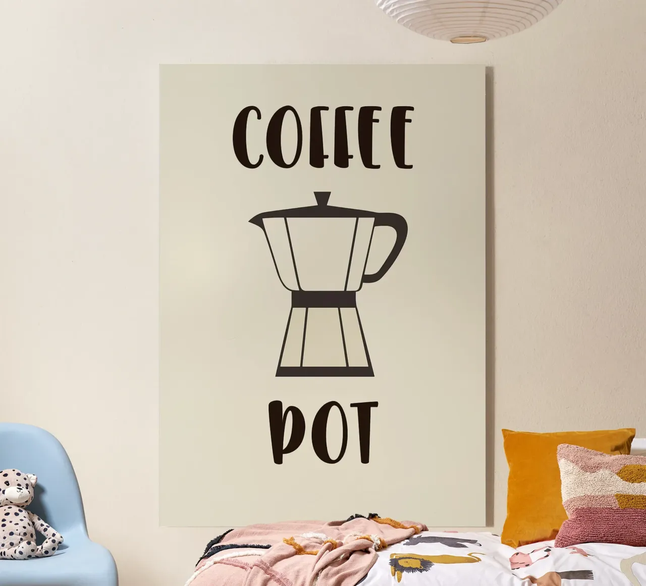 caffettiera plexiglass da Abstract Botanical Art