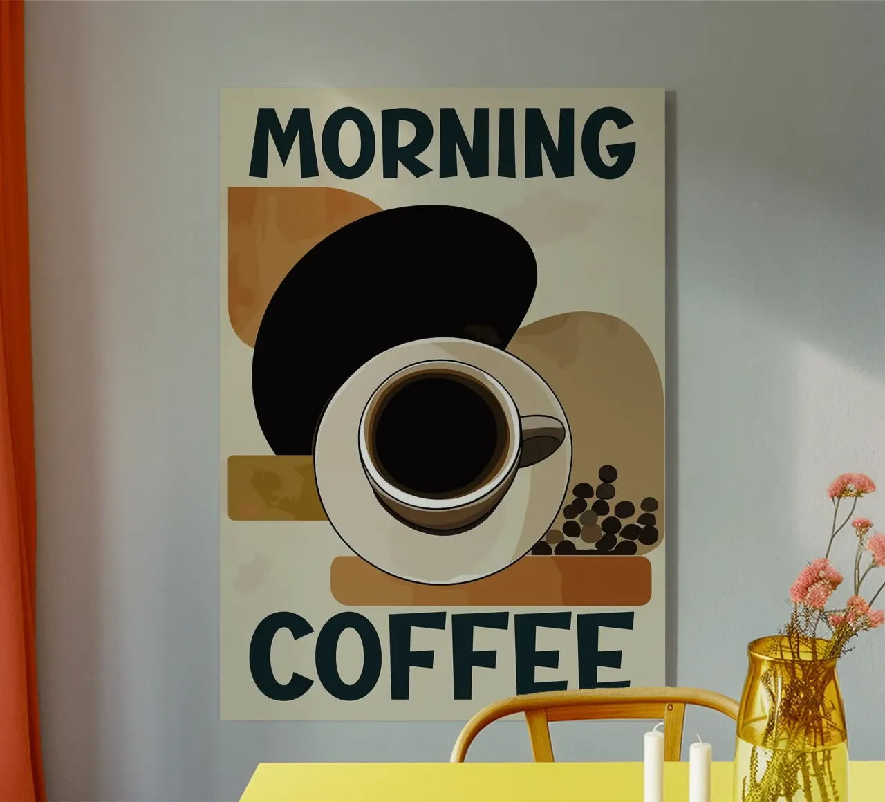 tazza da caffè plexiglass da Abstract Botanical Art