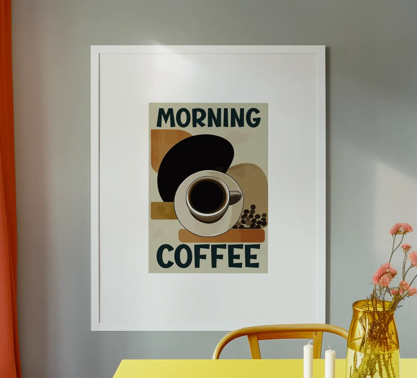 tazza da caffè poster da Abstract Botanical Art