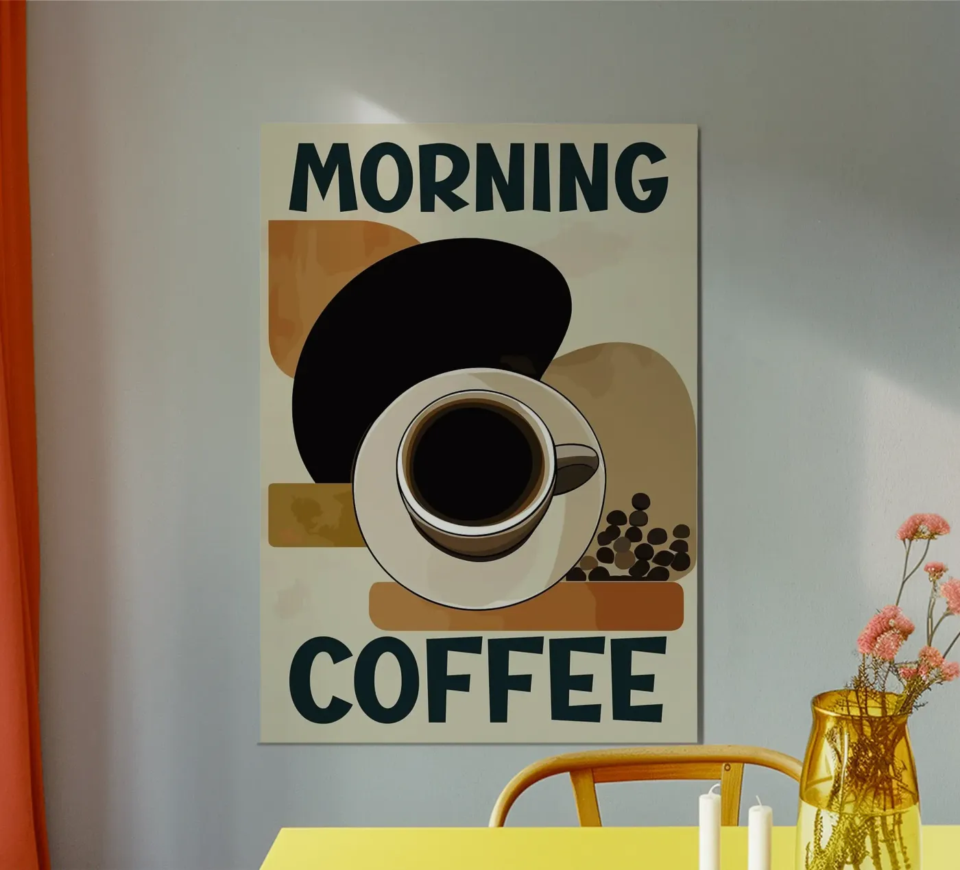 tazza da caffè poster da Abstract Botanical Art