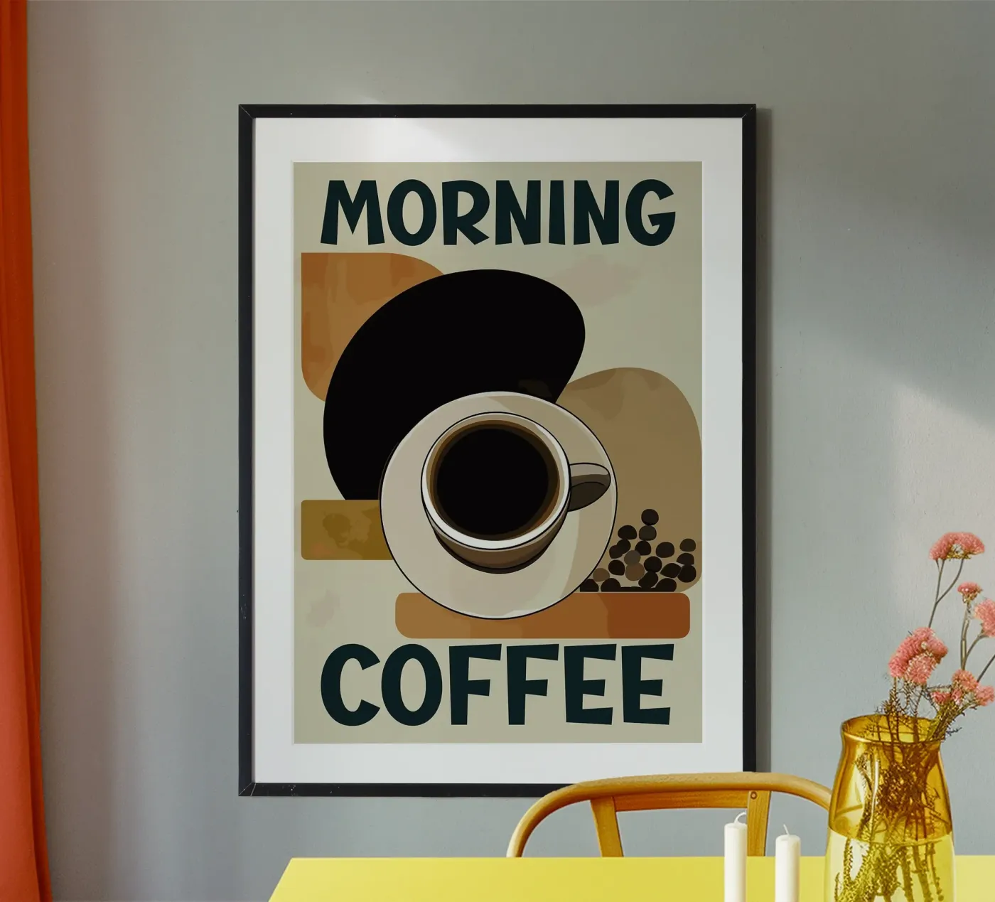 tazza da caffè poster da Abstract Botanical Art