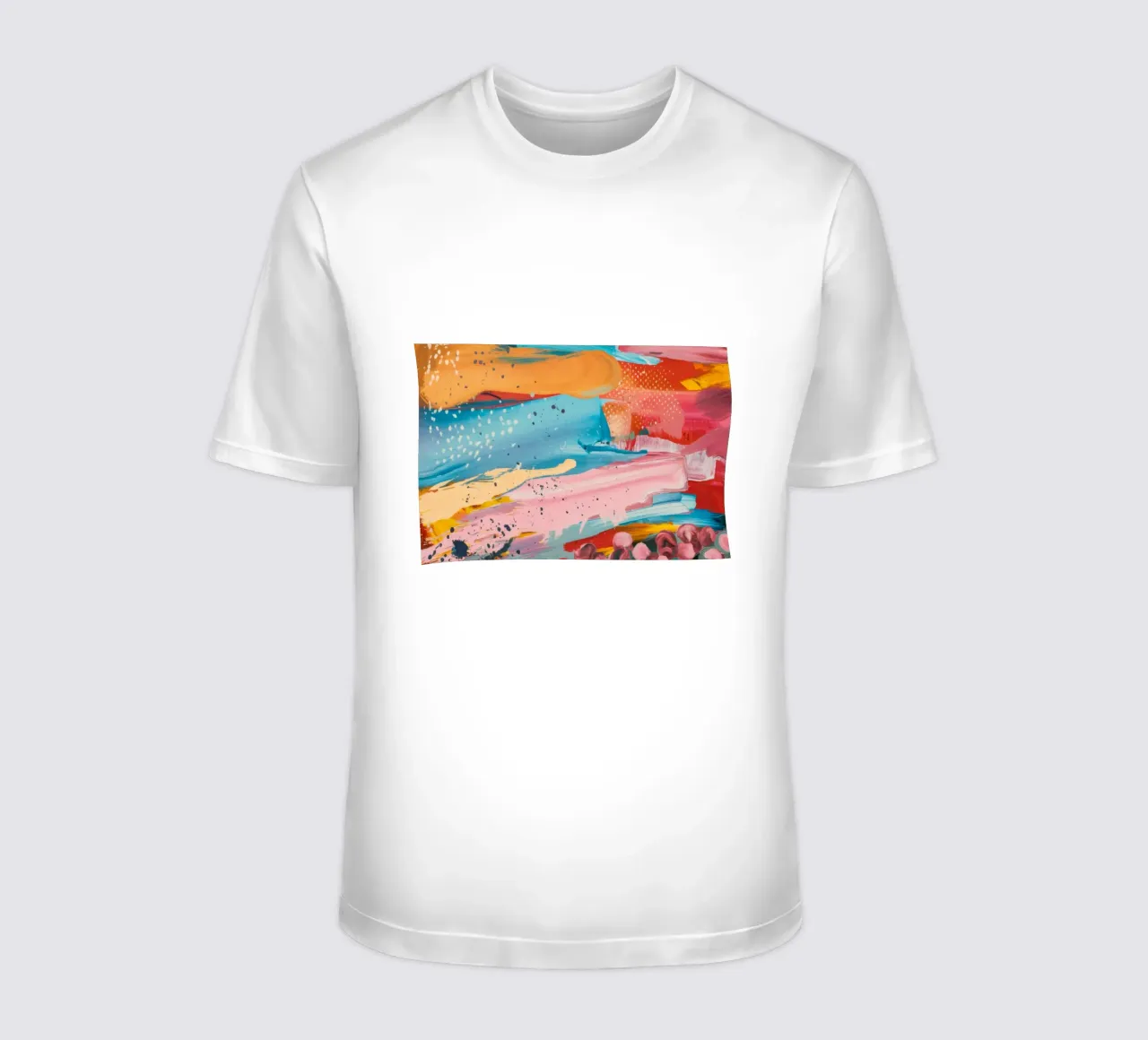 Azure Coral Current t-shirt by Sublime Layers
