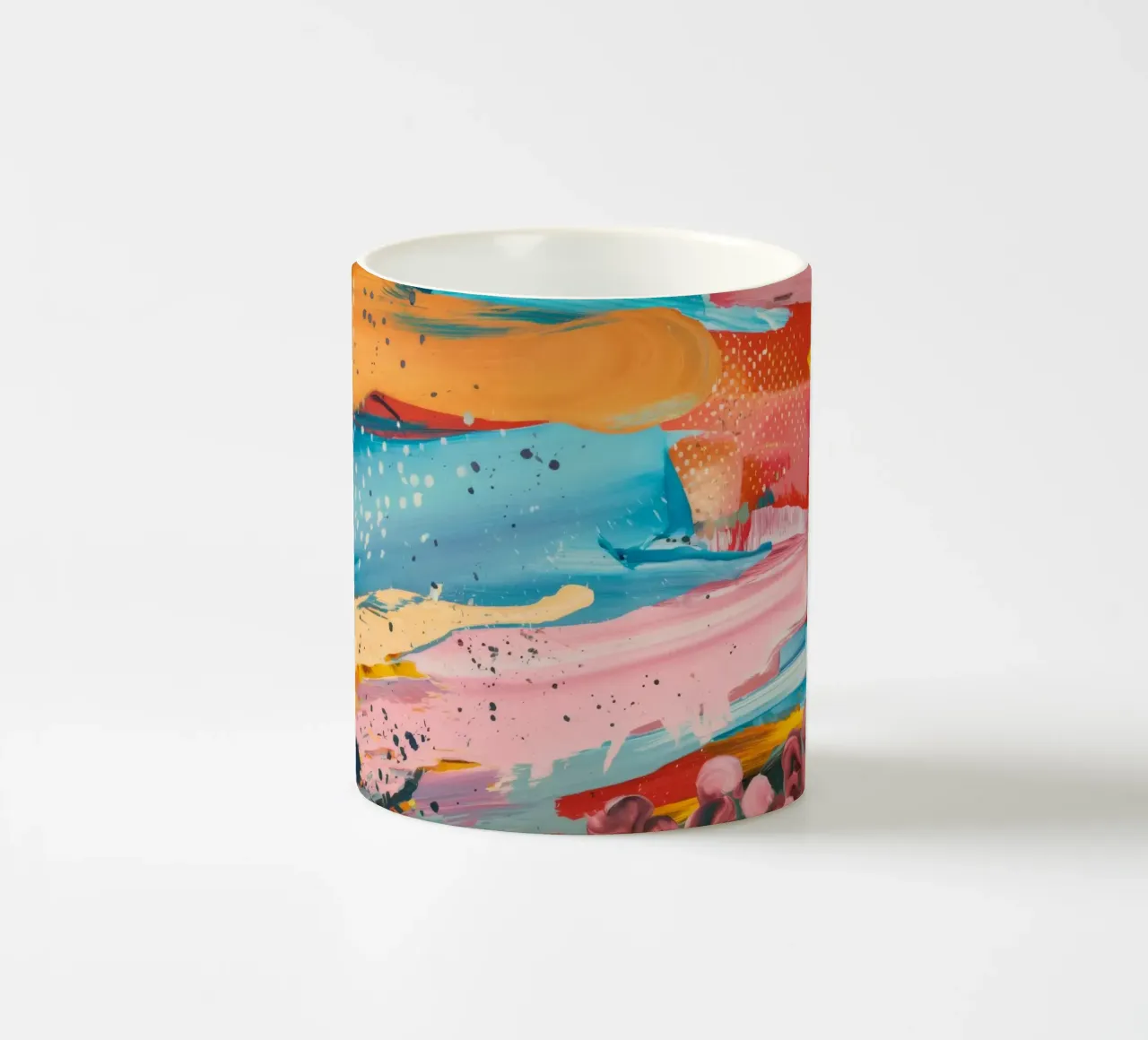 Corallo Azzurro Corrente tazza in ceramica da Sublime Layers