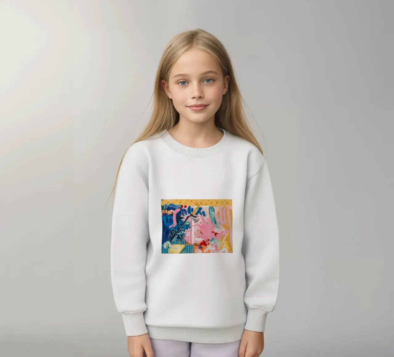 Caos elettrico in fiore felpa bambino da Sublime Layers