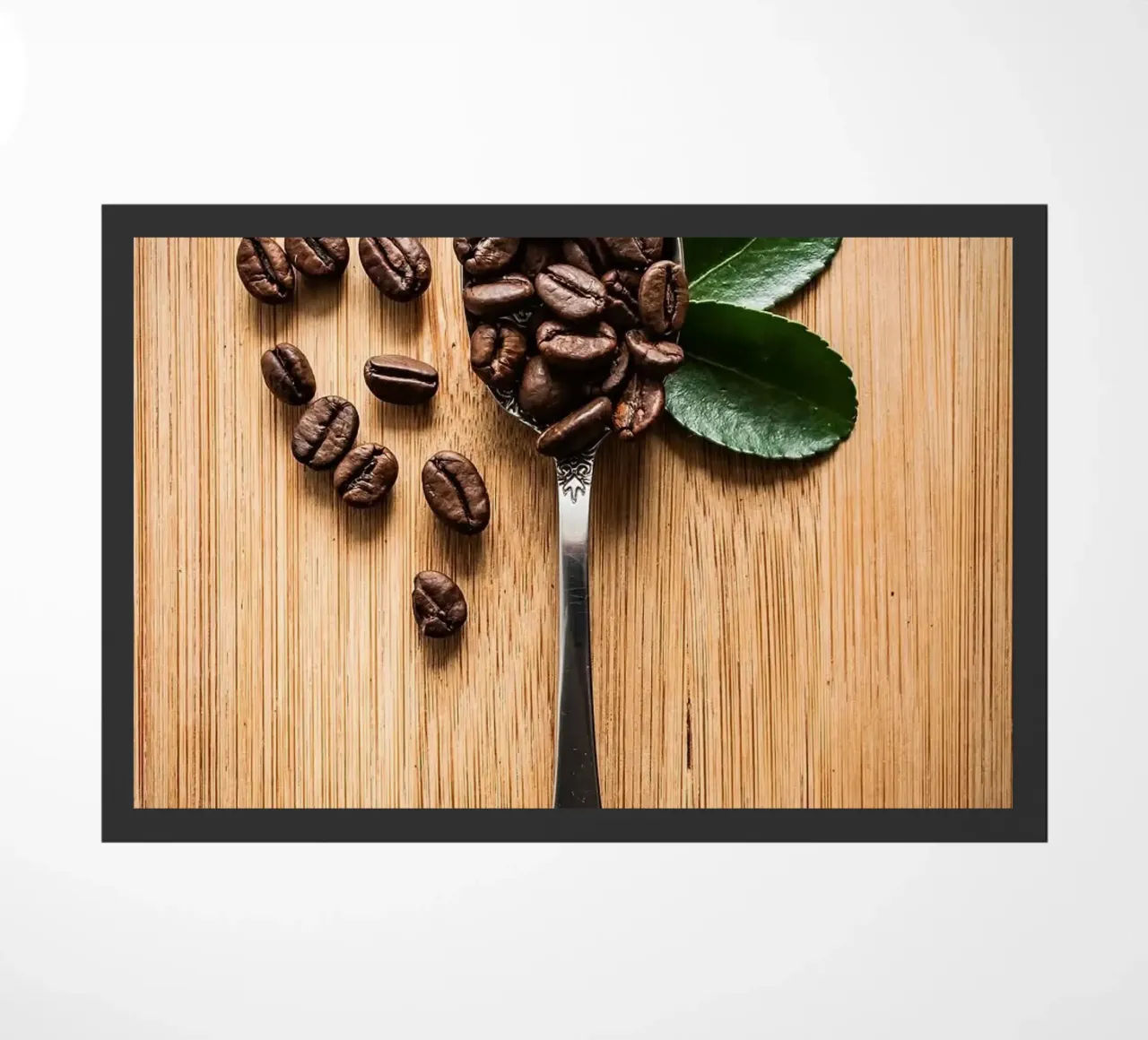 koffiebonen deurmat van Luke Yaeger