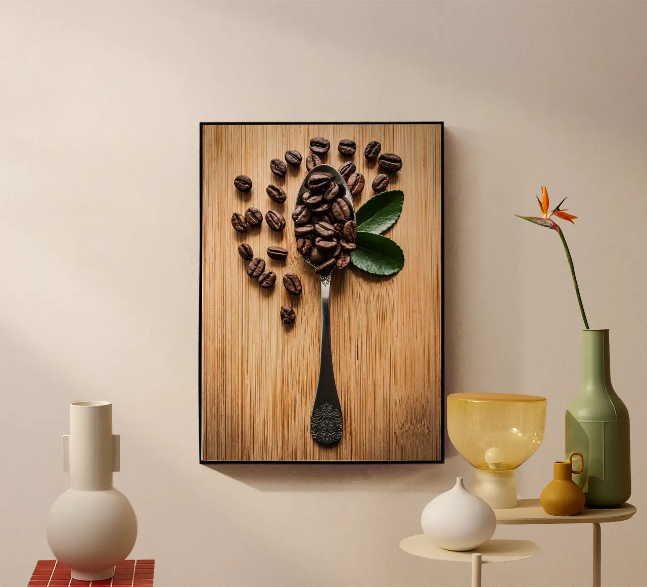 caffè in grani plexiglass da Luke Yaeger