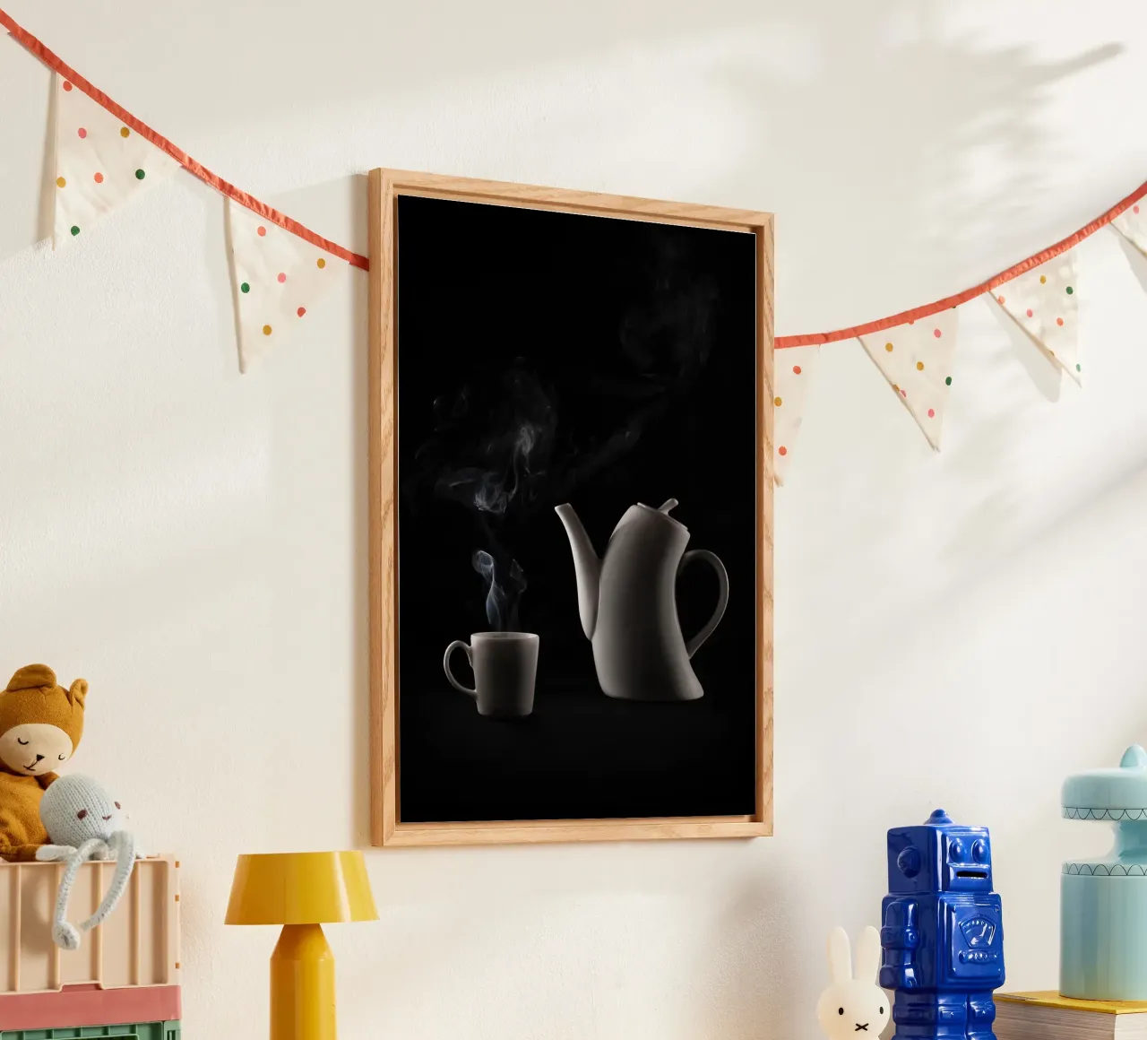 tea pot acrylic glass by Luke Yaeger