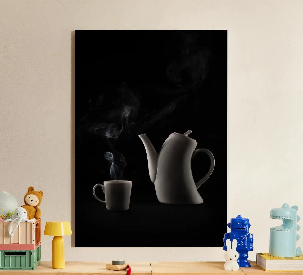 tea pot acrylic glass by Luke Yaeger