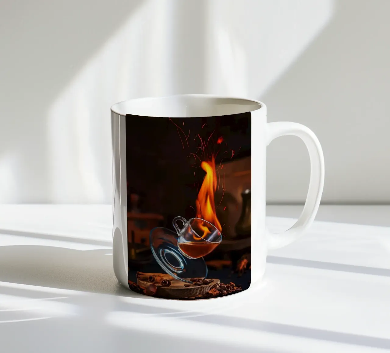 caffè tazza in ceramica da Luke Yaeger