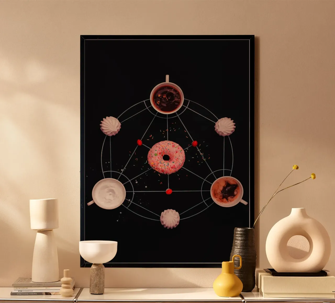 ciambella poster con telaio in plastica da Luke Yaeger