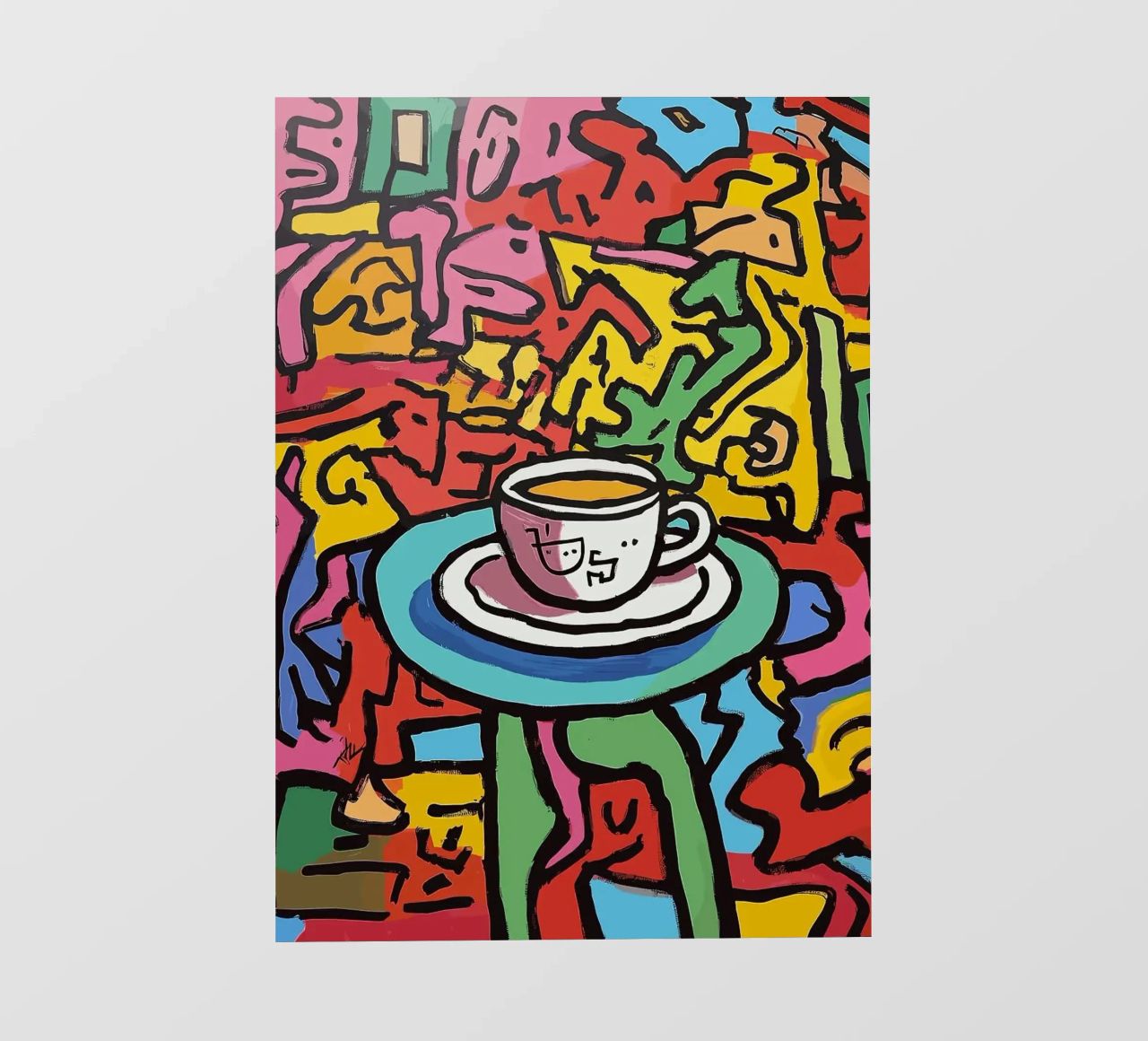 tazza da caffè telo in pvc da Luke Yaeger