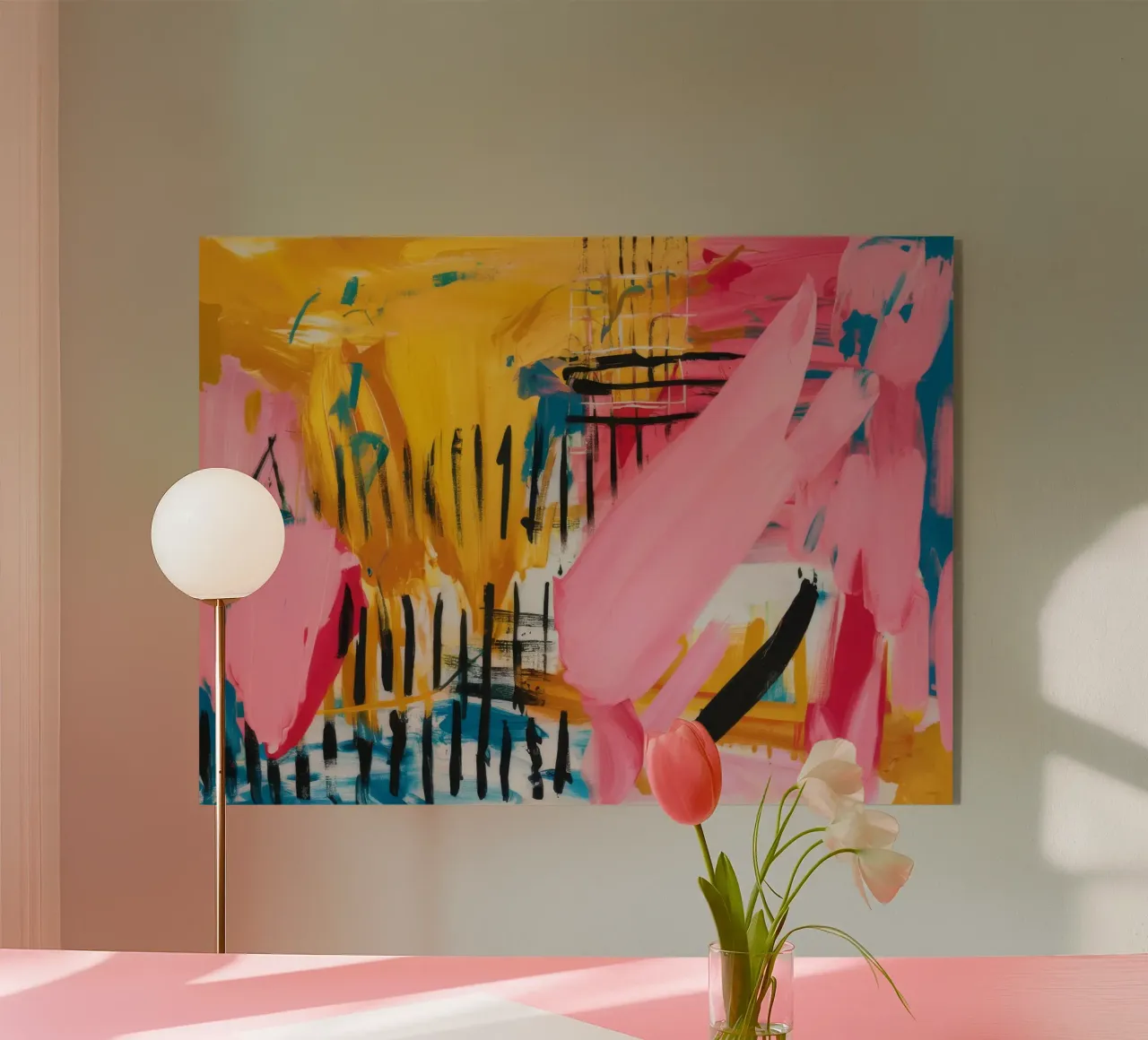 Dramma Sunset Reed plexiglass da Sublime Layers