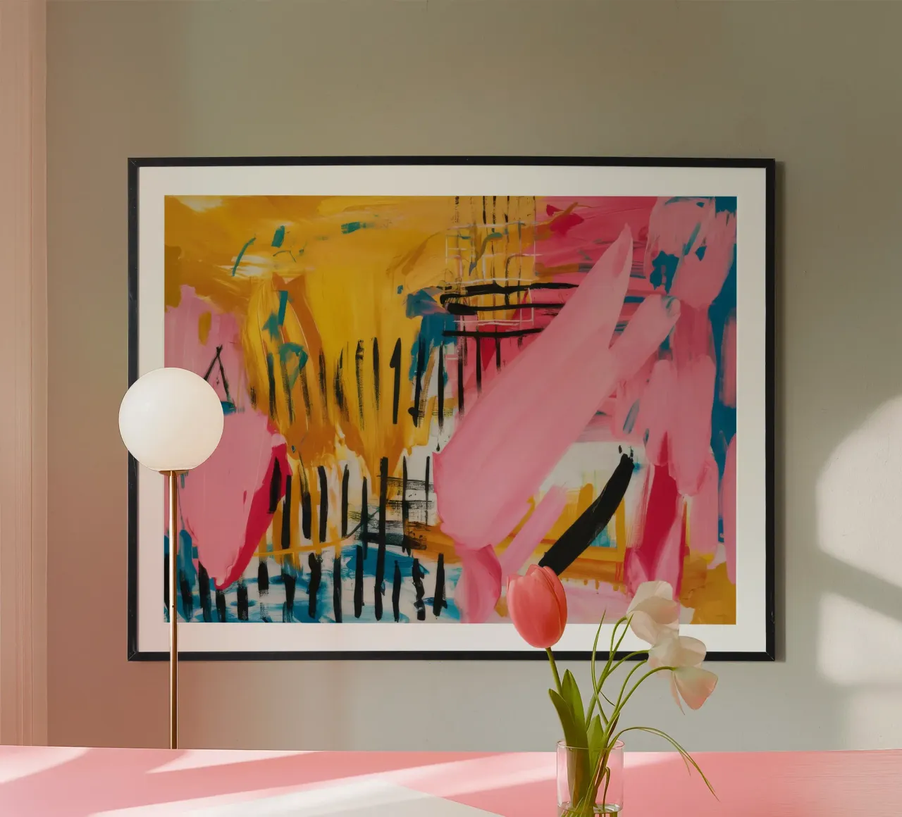 Dramma Sunset Reed poster da Sublime Layers