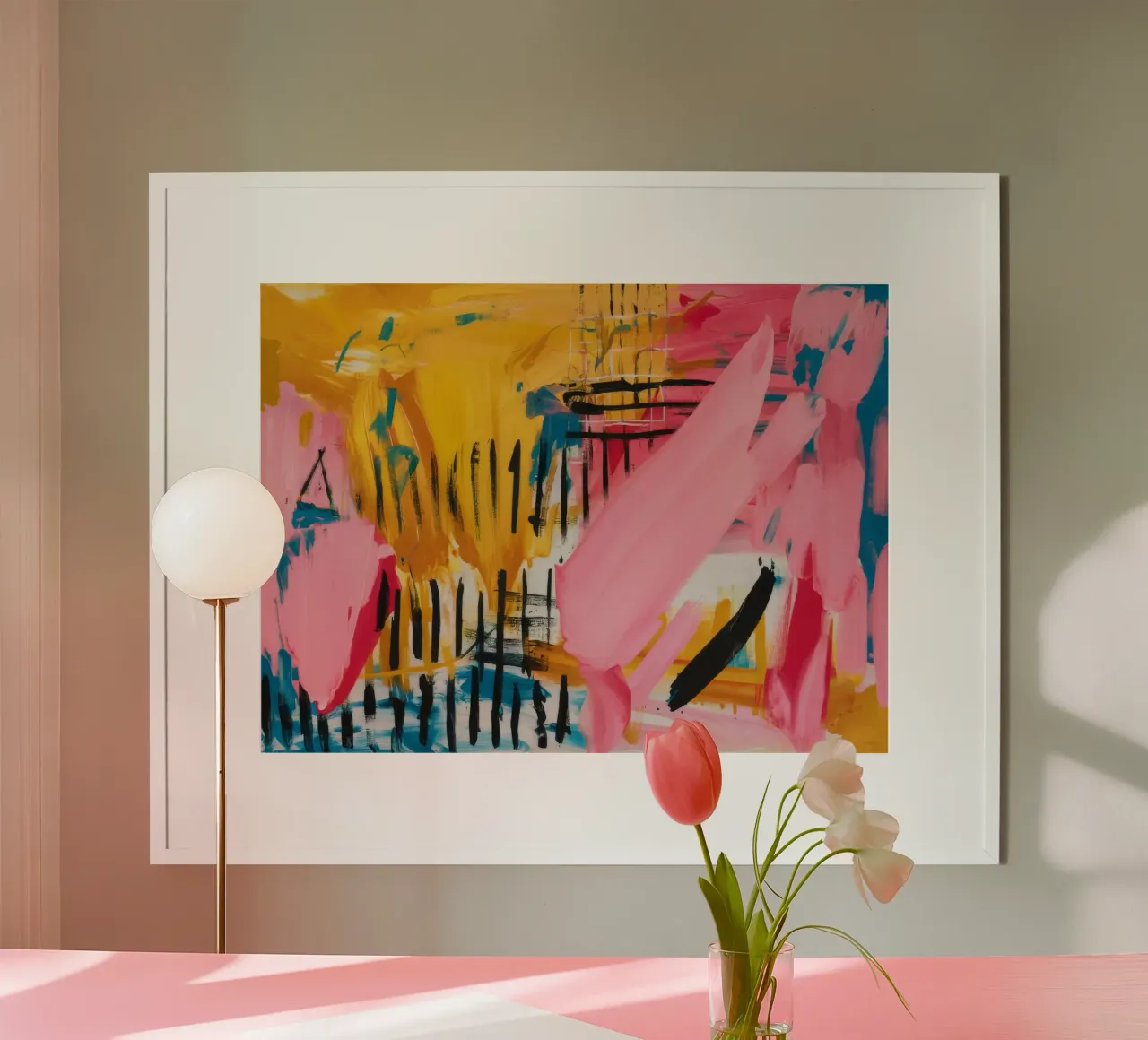 Dramma Sunset Reed poster da Sublime Layers