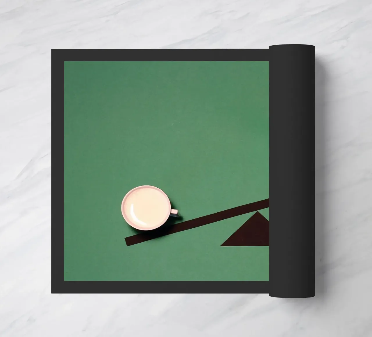 koffie deurmat van Luke Yaeger