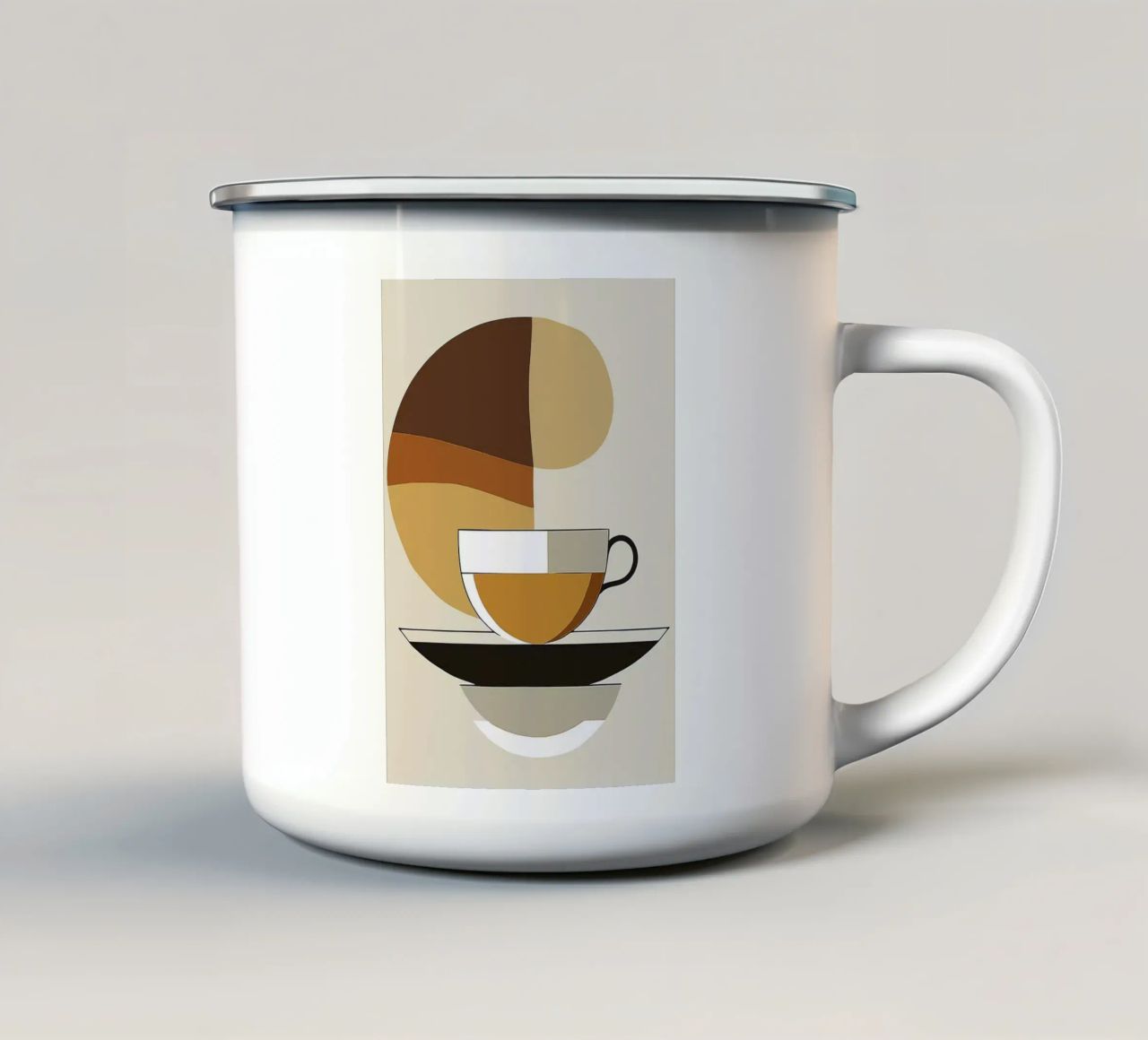 tazza da caffè tazza in smalto da Luke Yaeger
