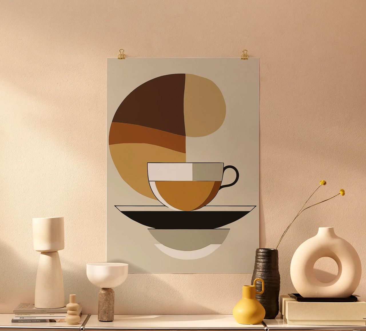 coffee cup poster by Luke Yaeger