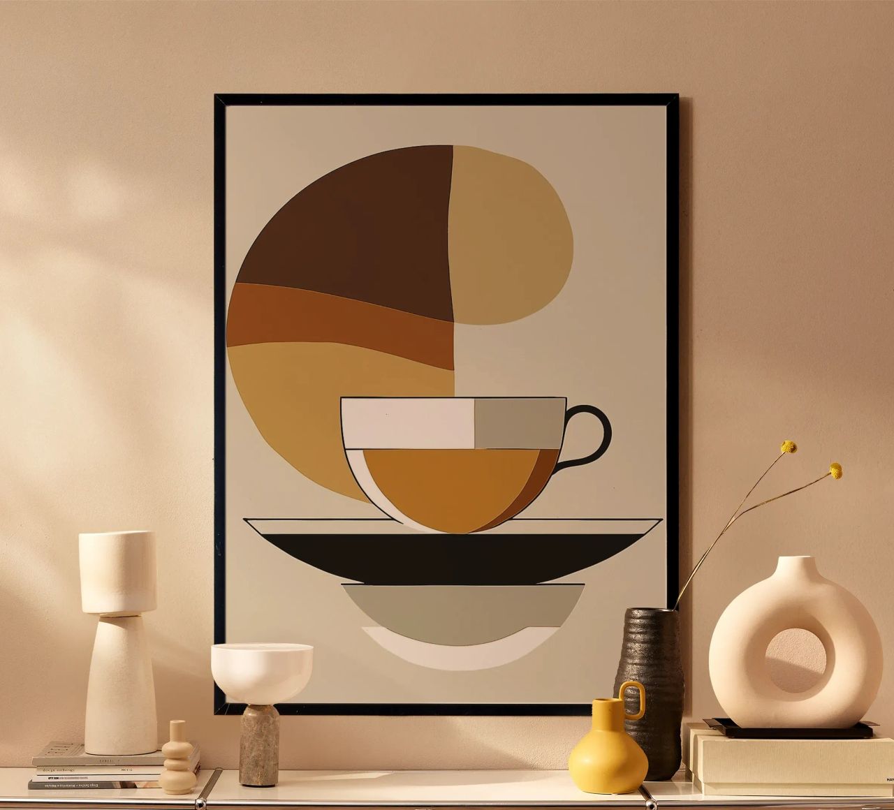 coffee cup poster by Luke Yaeger