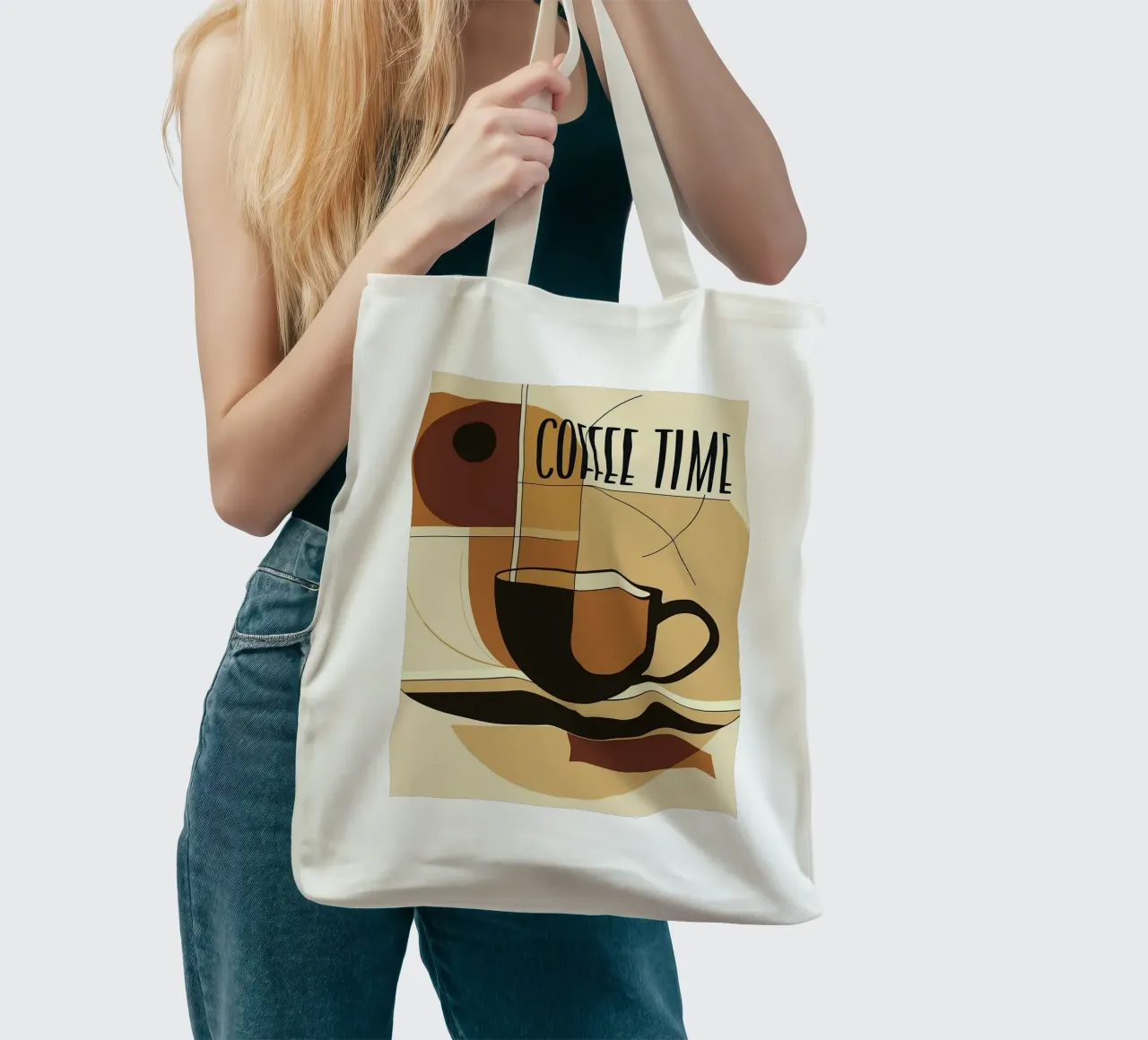 tazza da caffè borsa in juta da Luke Yaeger