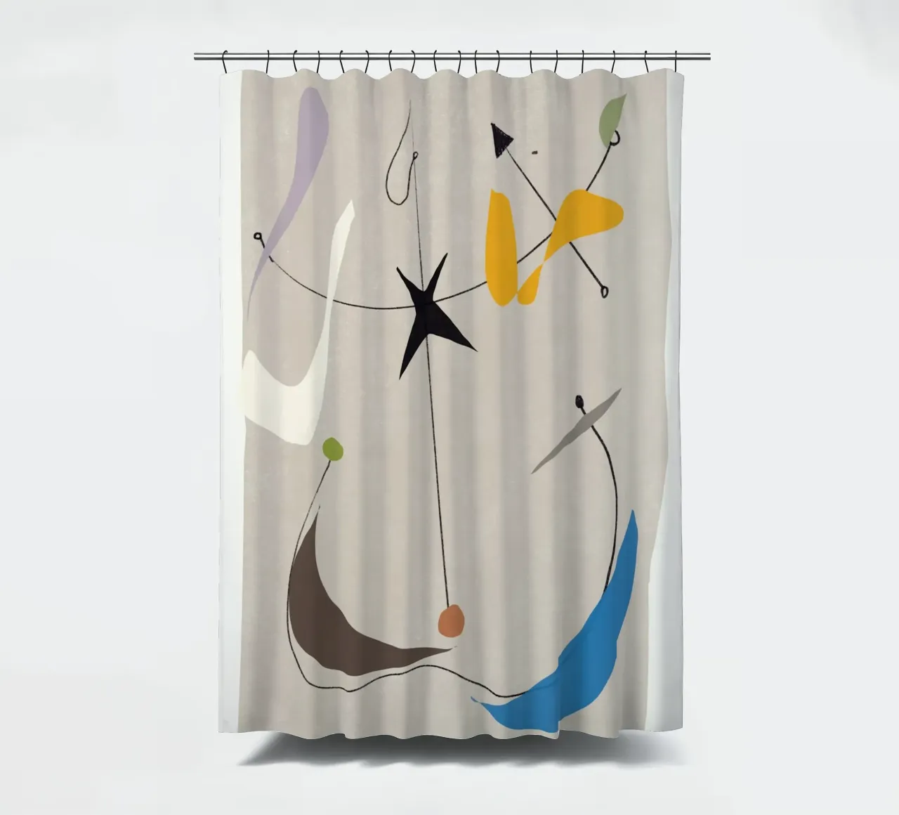 Linea e forma equilibrate tenda da doccia da Little Dean