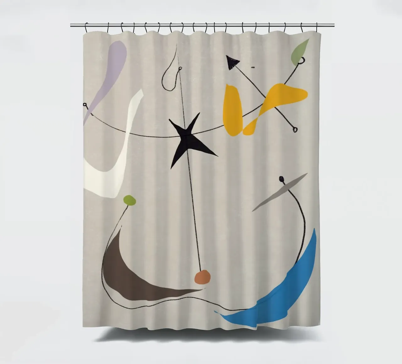 Linea e forma equilibrate tenda da doccia da Little Dean
