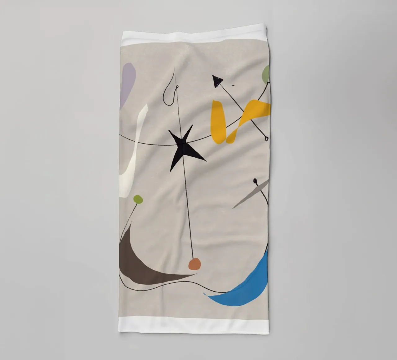 Balanced line and shape towel by Little Dean