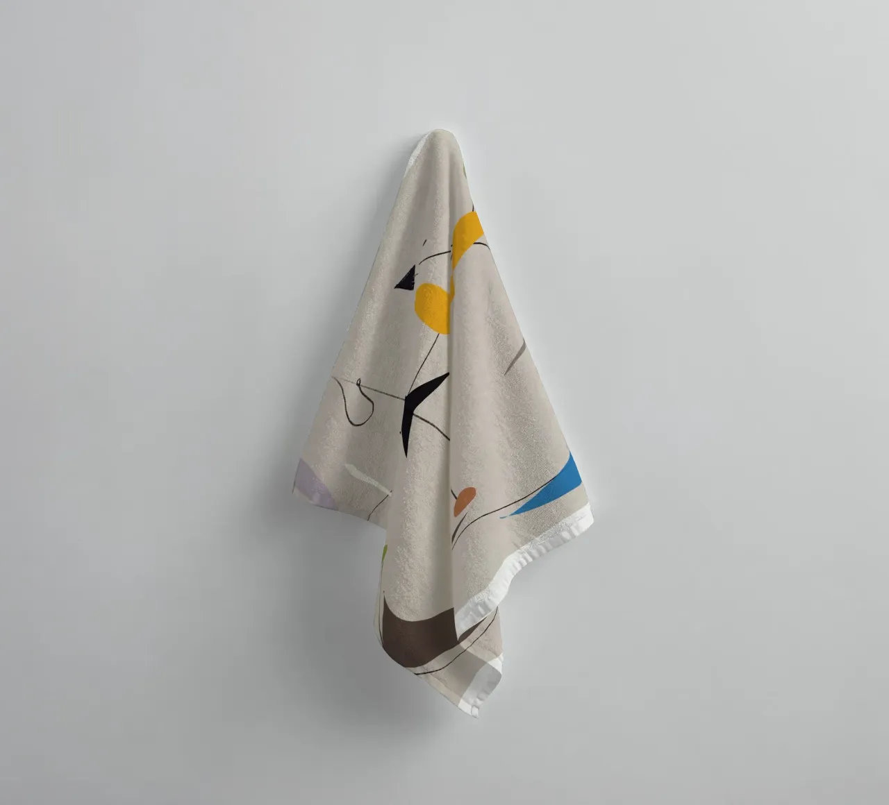 Balanced line and shape towel by Little Dean