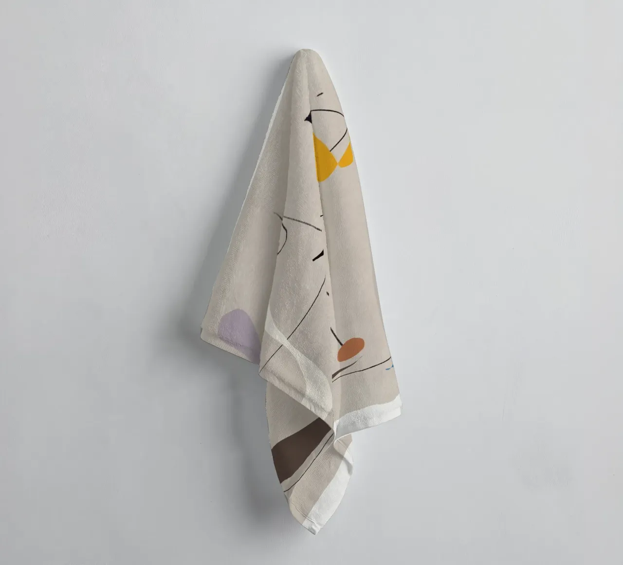 Balanced line and shape towel by Little Dean