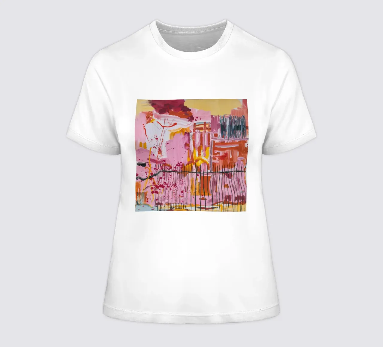 Pastell Struktur spielen Frauen T-Shirt von Sublime Layers