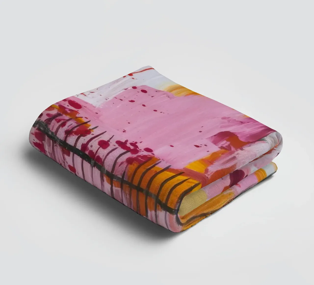 Pastel Structure Play towel by Sublime Layers