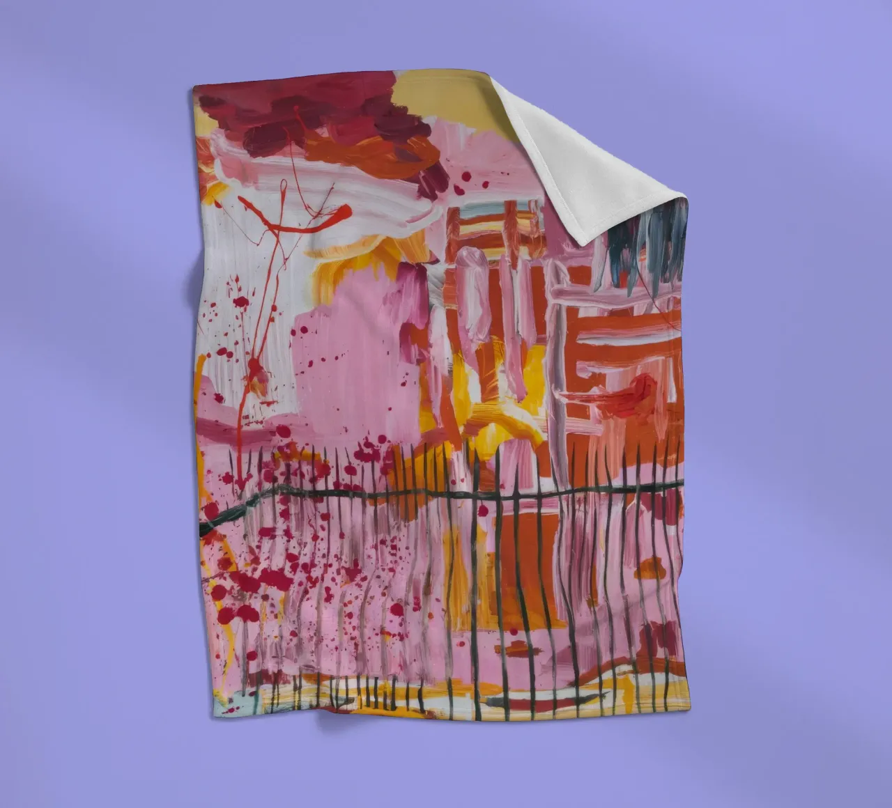 Gioco di strutture pastello coperta in pile da Sublime Layers