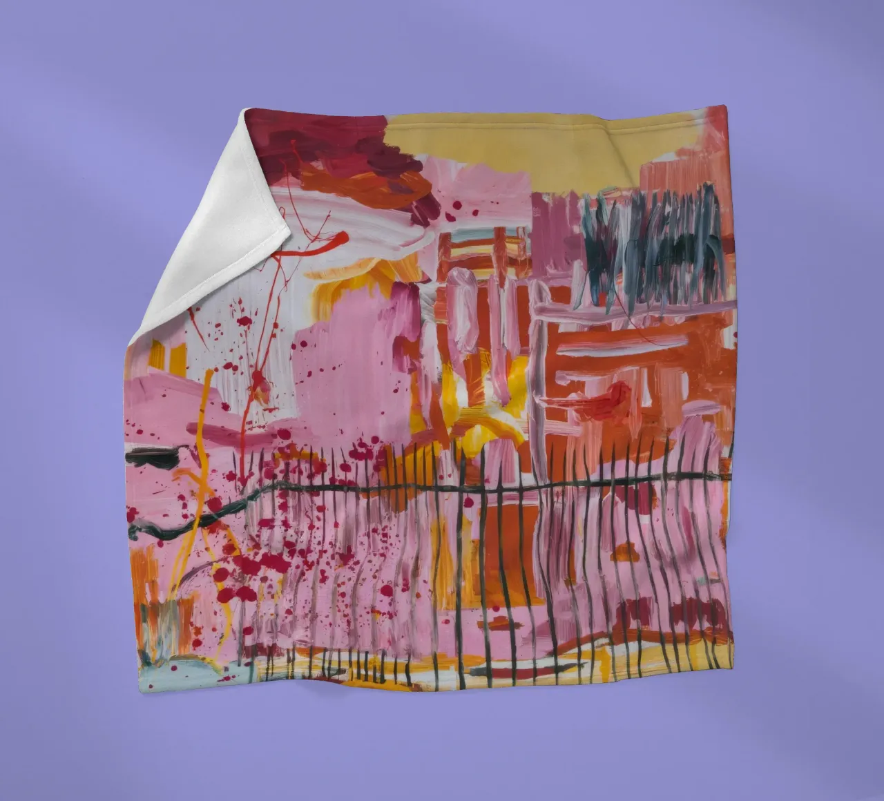 Gioco di strutture pastello coperta in pile da Sublime Layers